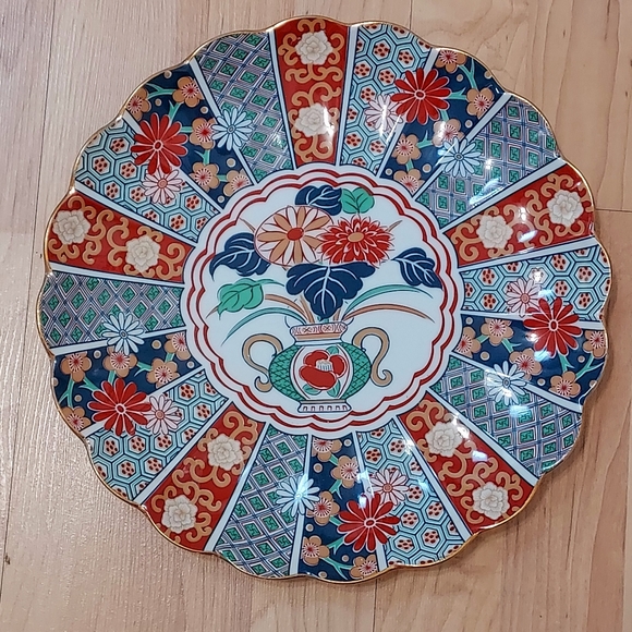 Set of Vintage Arita Imari Fan fine china table setting for 4 - Picture 14 of 14